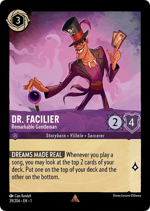 Dr. Facilier - Remarkable Gentleman – The First Chapter (Disney Lorcana)