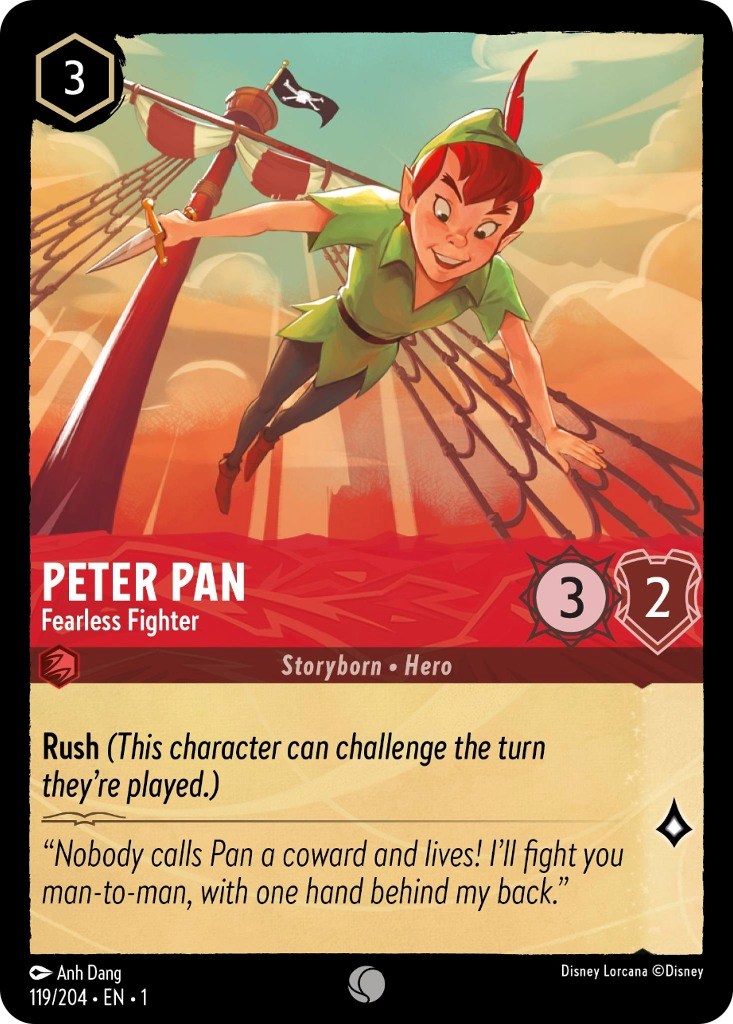 Peter Pan - Fearless Fighter – The First Chapter (Disney Lorcana)