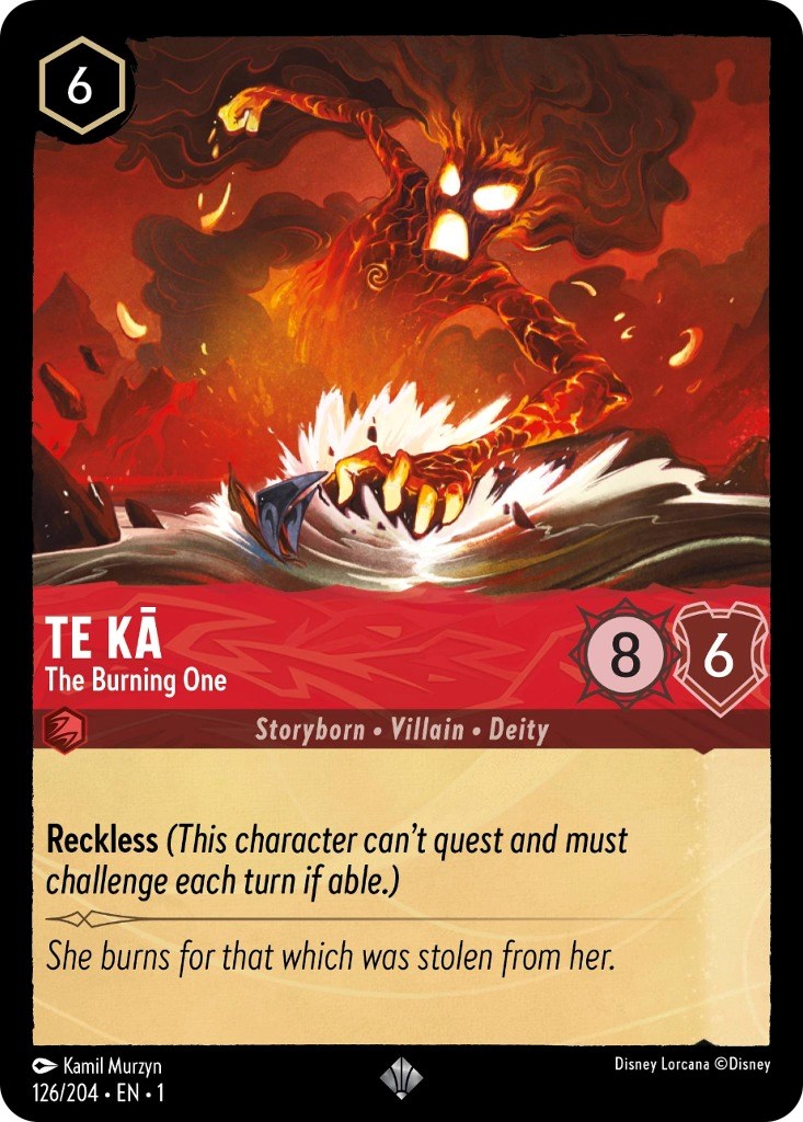 Te Ka - The Burning One – The First Chapter (Disney Lorcana)