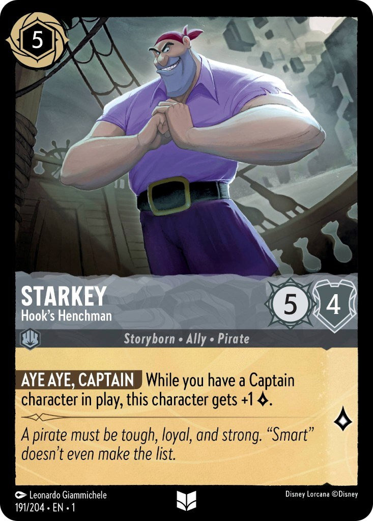 Starkey - Hook's Henchman – The First Chapter (Disney Lorcana)