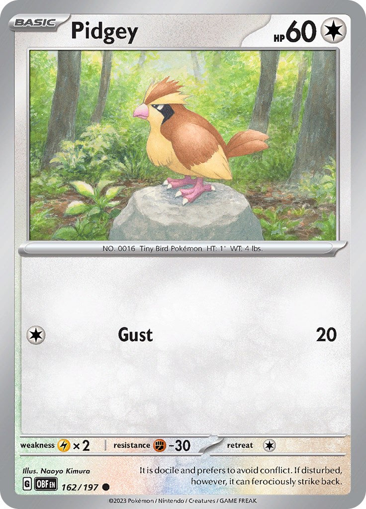 Pidgey – SV03: Obsidian Flames (Pokemon)