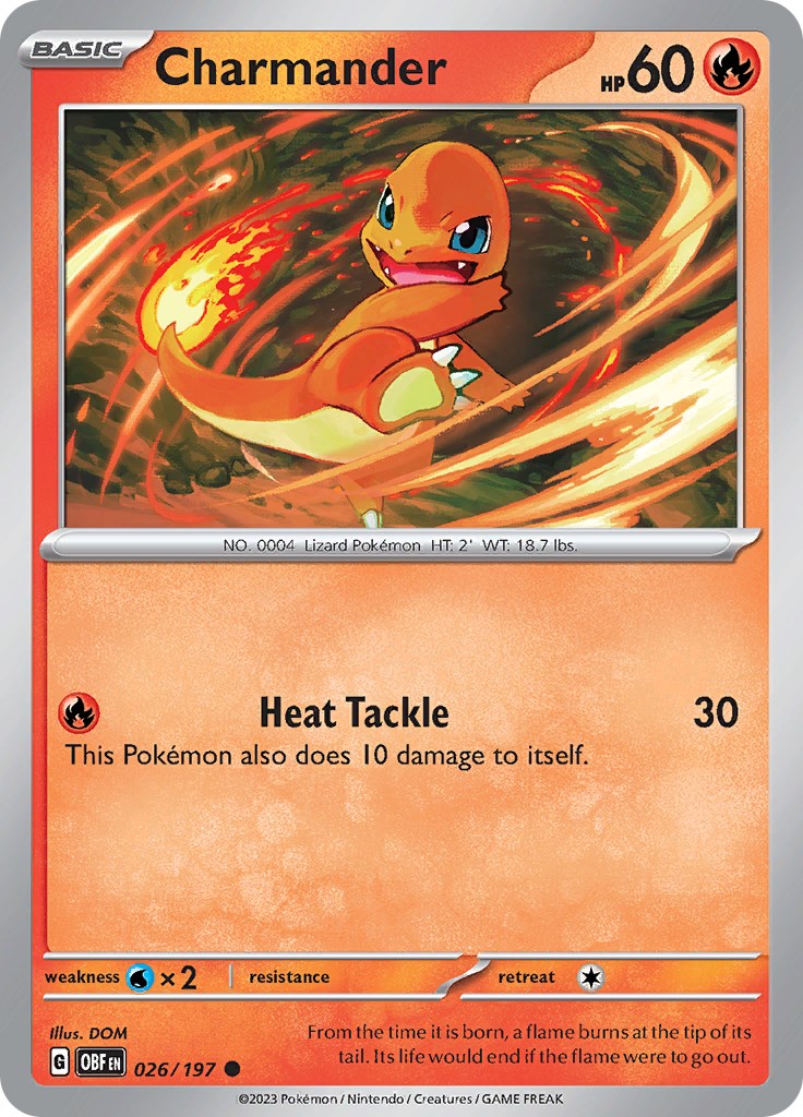 Charmander – SV03: Obsidian Flames (Pokemon)