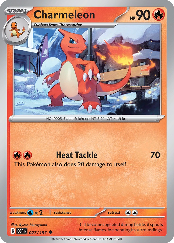 Charmeleon – SV03: Obsidian Flames (Pokemon)