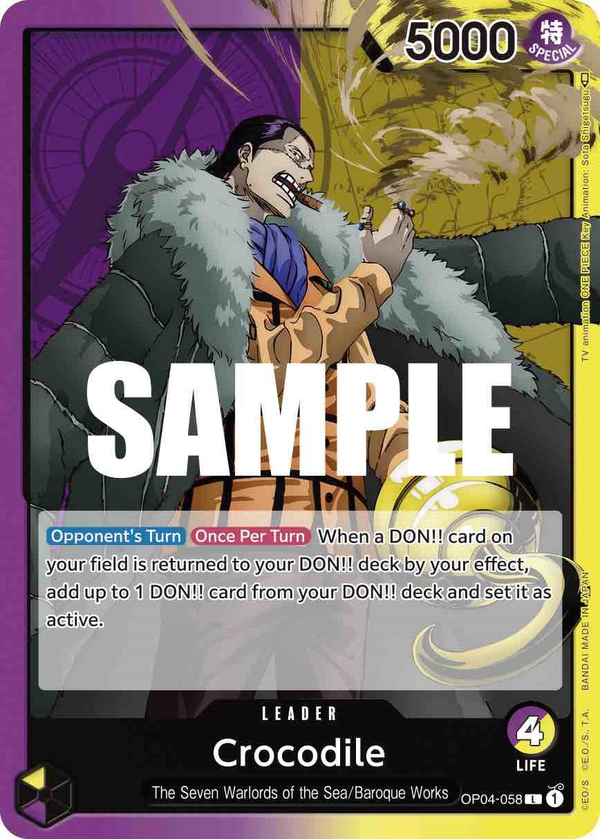 Crocodile (058) – Kingdoms of Intrigue (One Piece Card Game)