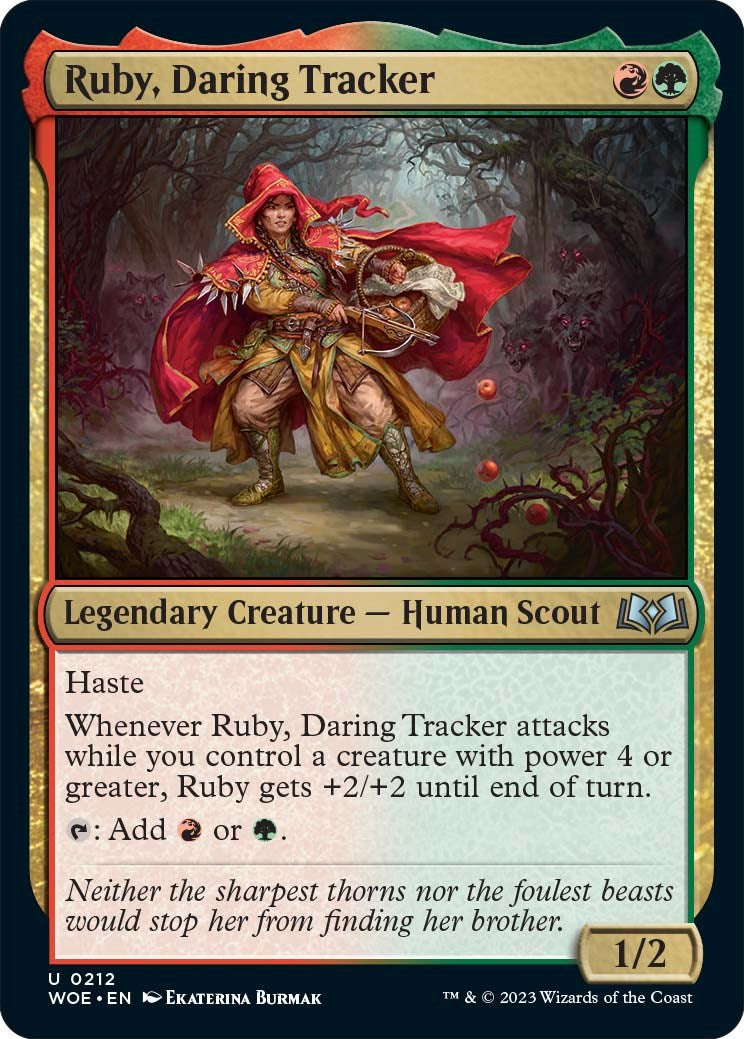 Ruby, Daring Tracker – Wilds of Eldraine (Magic: The Gathering)