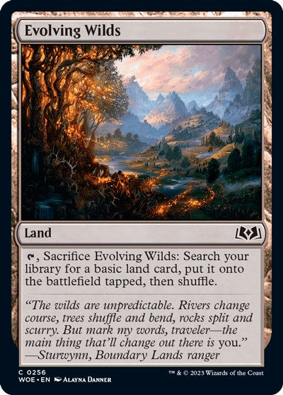 Evolving Wilds – Wilds of Eldraine (Magic: The Gathering)