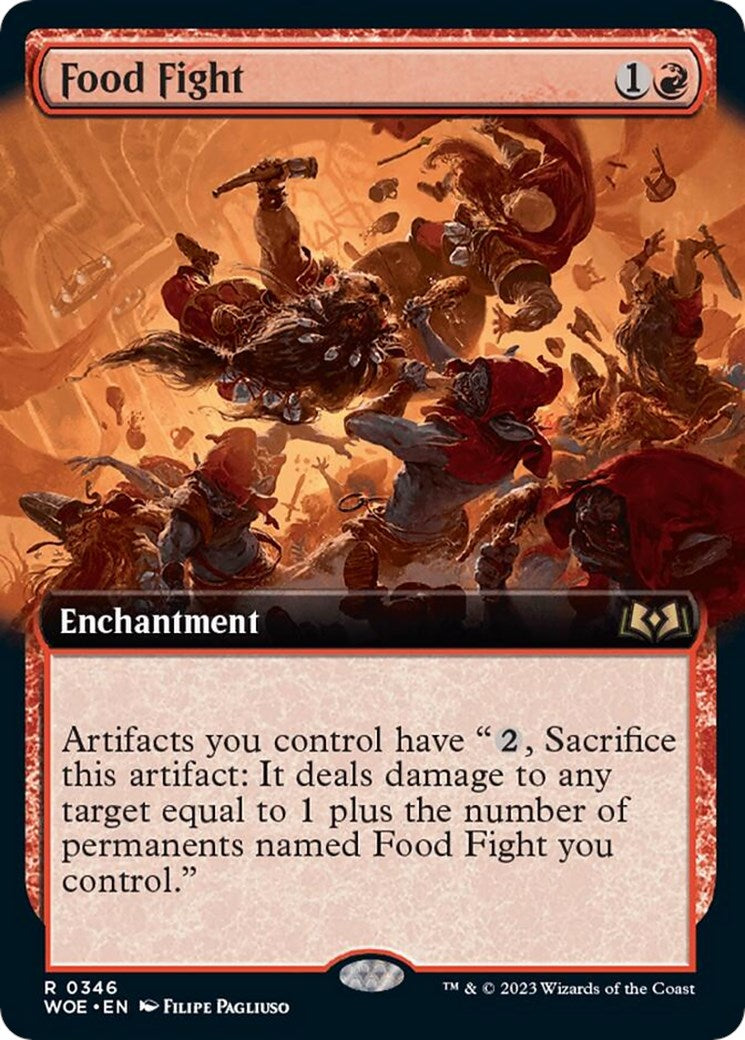 Food Fight (Extended Art) – Wilds of Eldraine (Magic: The Gathering)