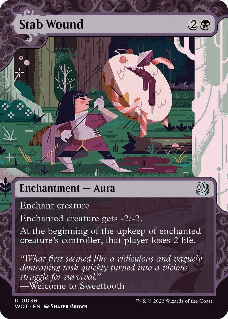 Stab Wound – Wilds of Eldraine: Enchanting Tales (Magic: The Gathering)