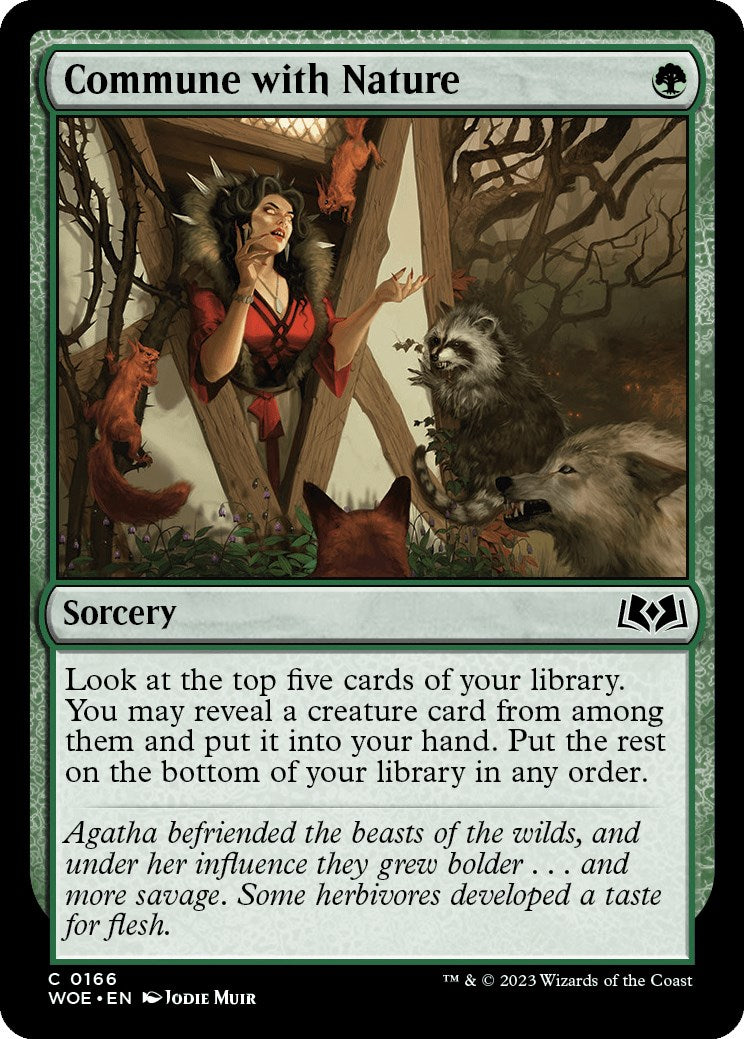 Commune with Nature – Wilds of Eldraine (Magic: The Gathering)