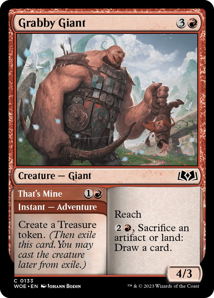 Grabby Giant – Wilds of Eldraine (Magic: The Gathering)