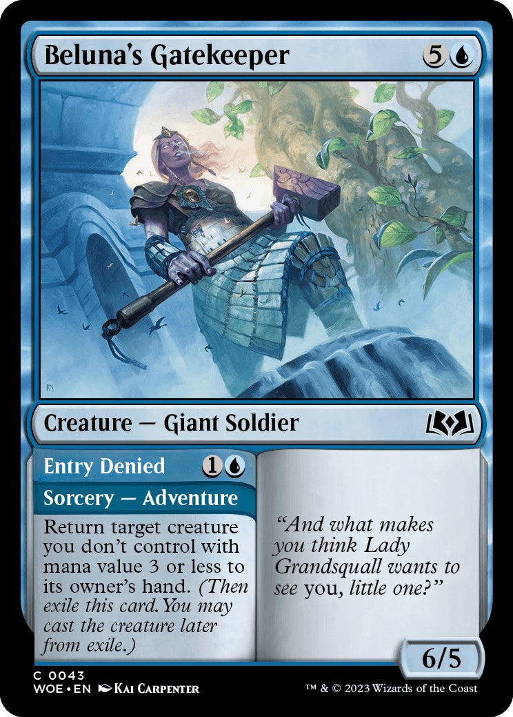 Beluna's Gatekeeper – Wilds of Eldraine (Magic: The Gathering)
