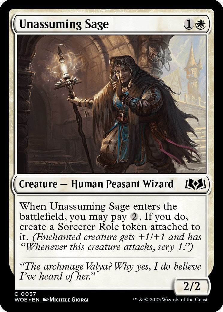 Unassuming Sage – Wilds of Eldraine (Magic: The Gathering)