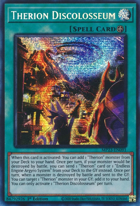 Therion Discolosseum – 25th Anniversary Tin: Dueling Heroes Mega Pack (YuGiOh)