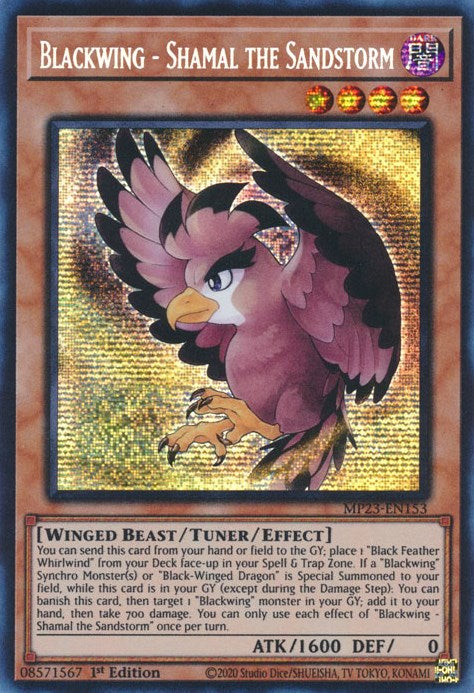 Blackwing - Shamal the Sandstorm – 25th Anniversary Tin: Dueling Heroes Mega Pack (YuGiOh)