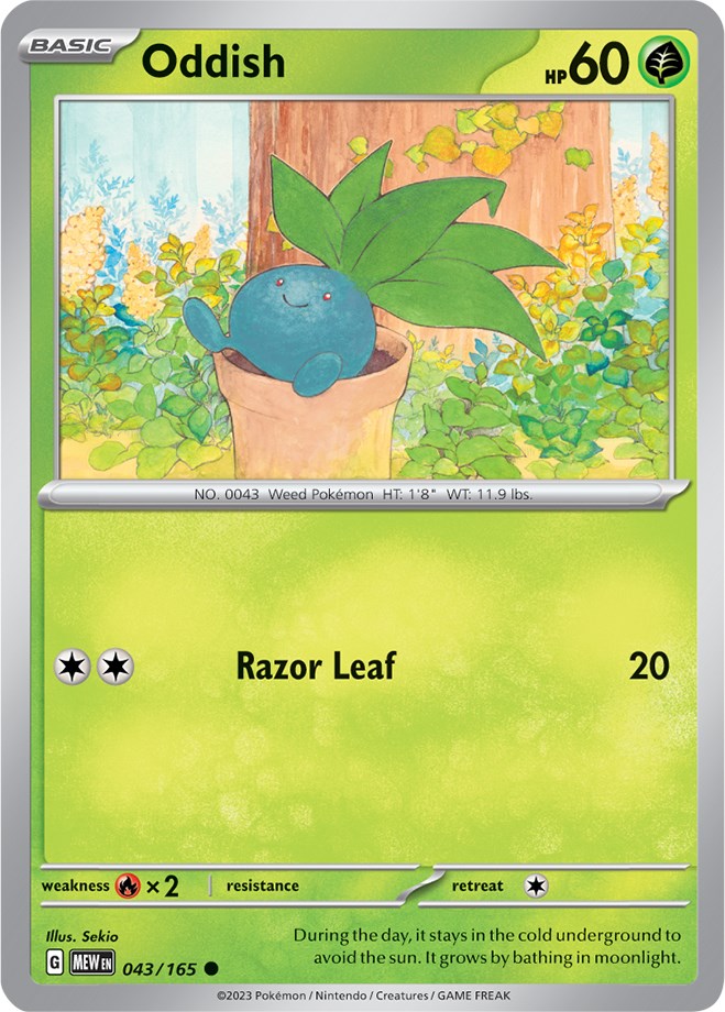 Oddish – SV: Scarlet & Violet 151 (Pokemon)