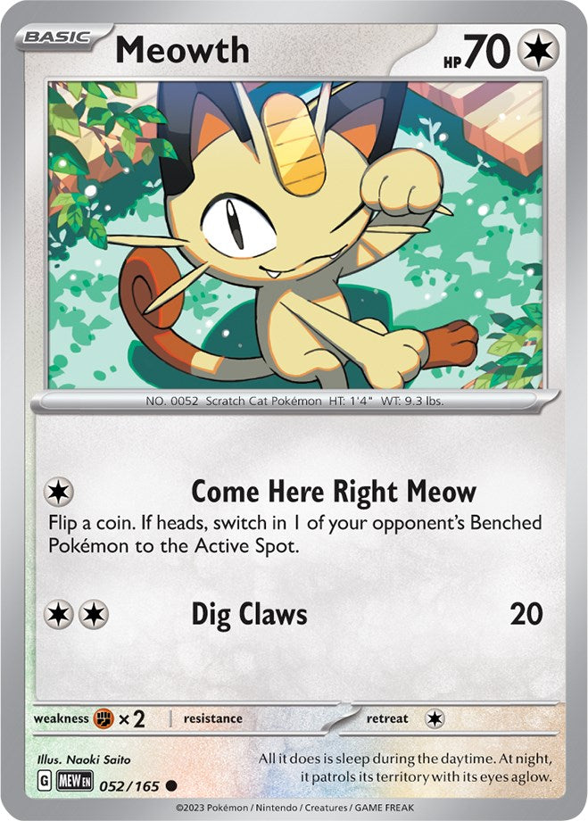 Meowth – SV: Scarlet & Violet 151 (Pokemon)