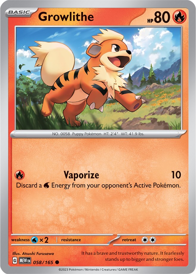 Growlithe – SV: Scarlet & Violet 151 (Pokemon)