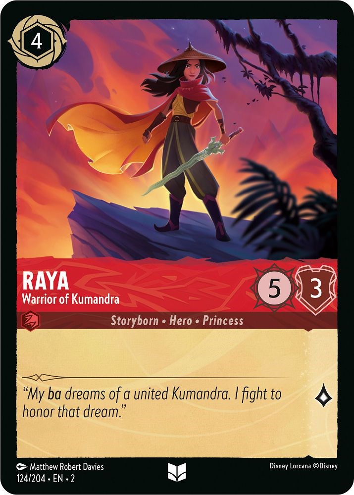 Raya - Warrior of Kumandra – Rise of the Floodborn (Disney Lorcana)