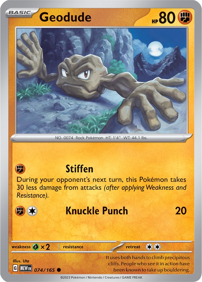 Geodude – SV: Scarlet & Violet 151 (Pokemon)