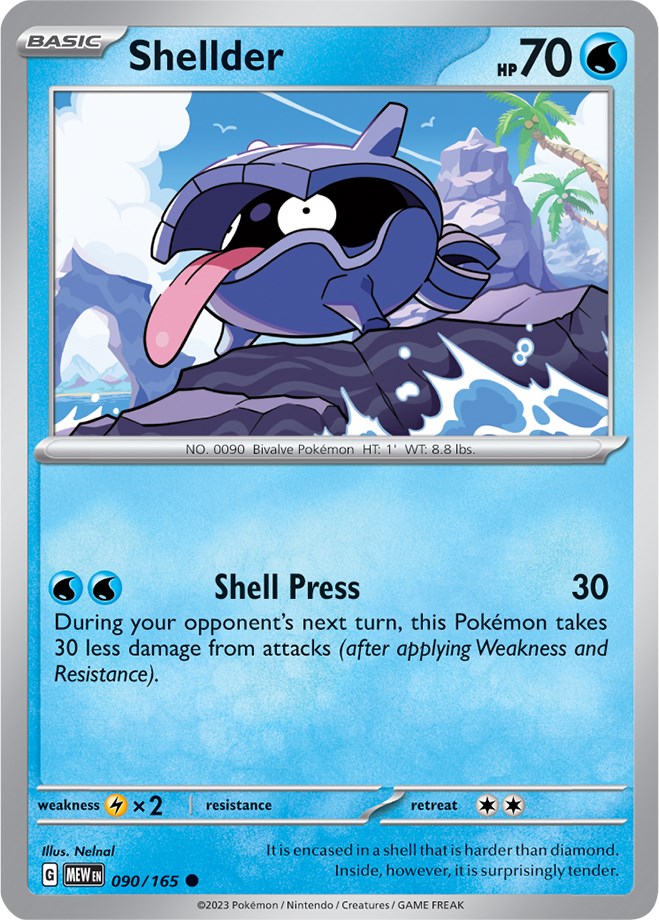 Shellder – SV: Scarlet & Violet 151 (Pokemon)