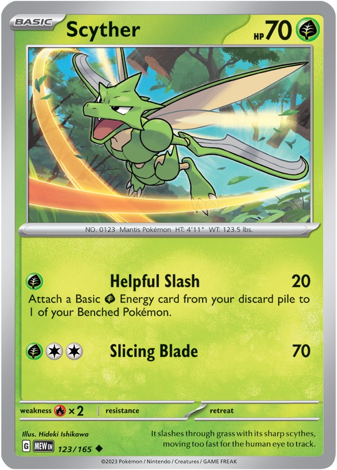 Scyther – SV: Scarlet & Violet 151 (Pokemon)