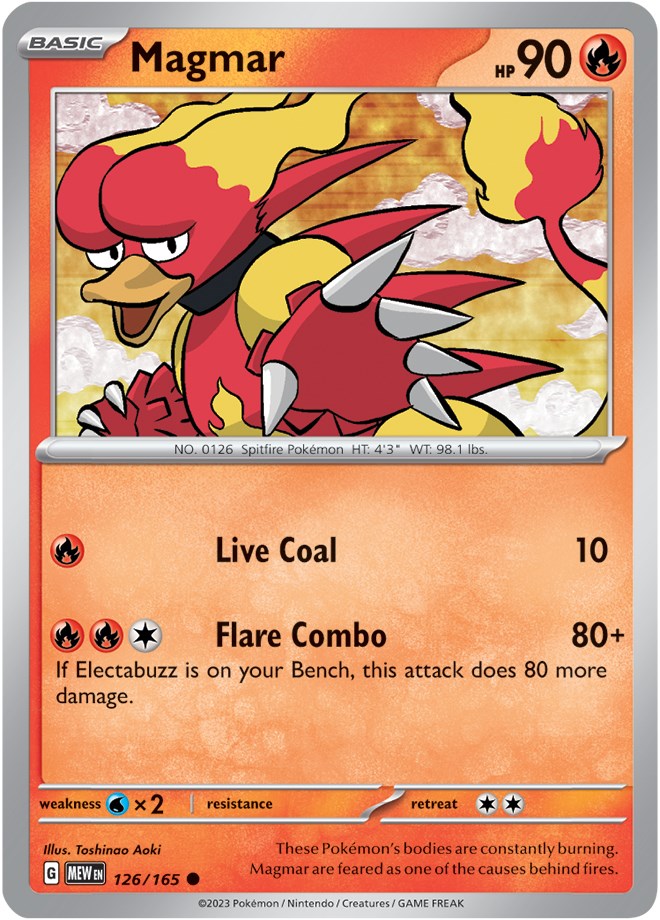 Magmar – SV: Scarlet & Violet 151 (Pokemon)