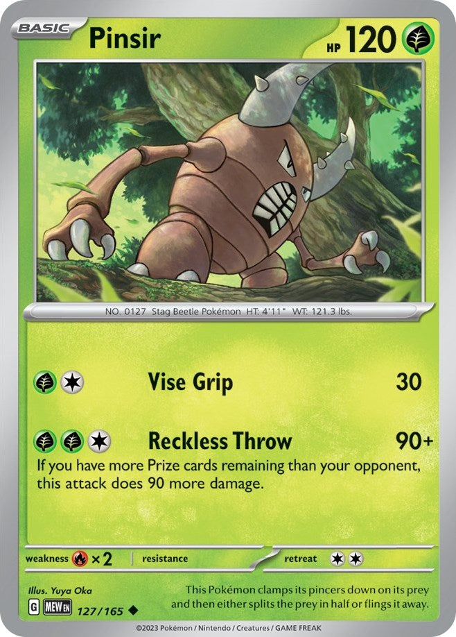 Pinsir – SV: Scarlet & Violet 151 (Pokemon)
