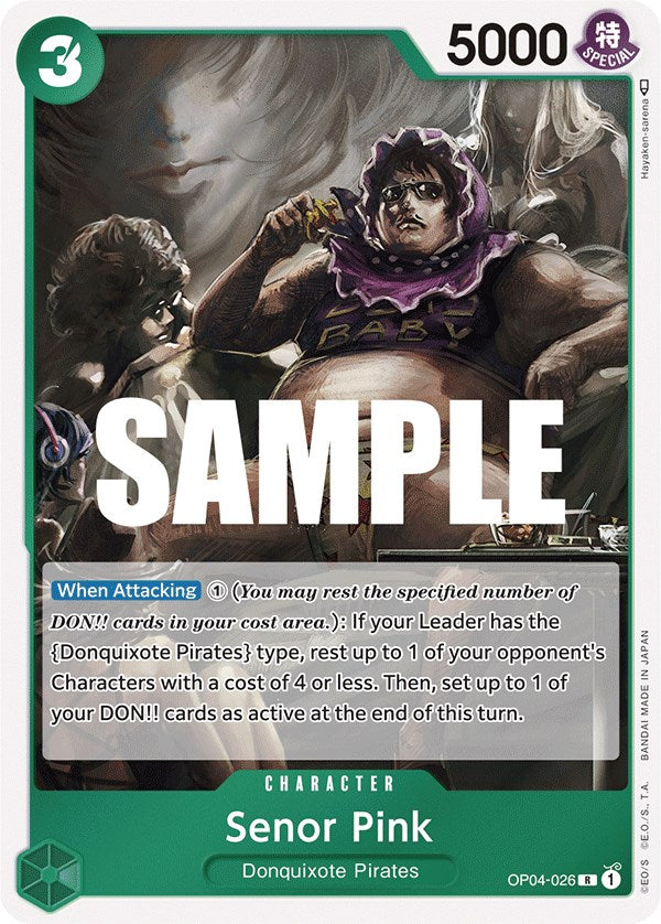 Senor Pink – Kingdoms of Intrigue (One Piece Card Game)