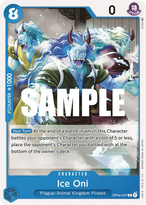 Ice Oni – Kingdoms of Intrigue (One Piece Card Game)