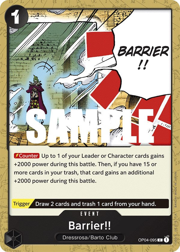 Barrier!! – Kingdoms of Intrigue (One Piece Card Game)