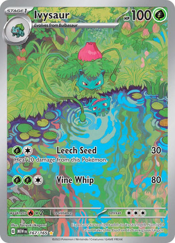 Ivysaur - SV: Scarlet & Violet 151 #167/165 - Holofoil - Near Mint