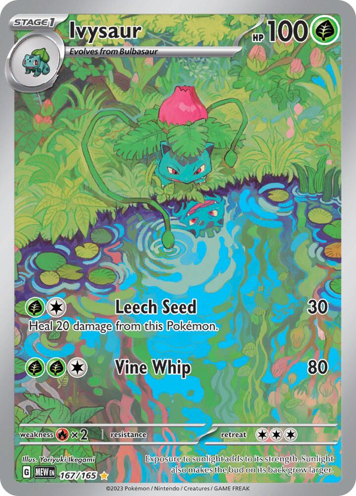 Ivysaur - SV: Scarlet & Violet 151 #167/165 - Holofoil - Near Mint