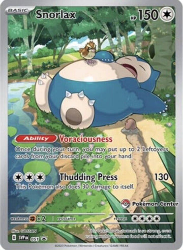 Snorlax - SV: Scarlet & Violet Promo Cards #051 - Holofoil - Near Mint