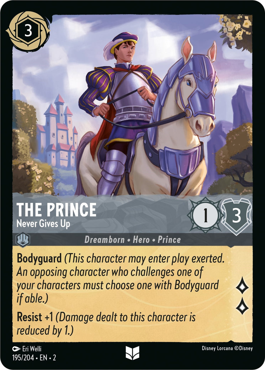 The Prince - Never Gives Up – Rise of the Floodborn (Disney Lorcana)