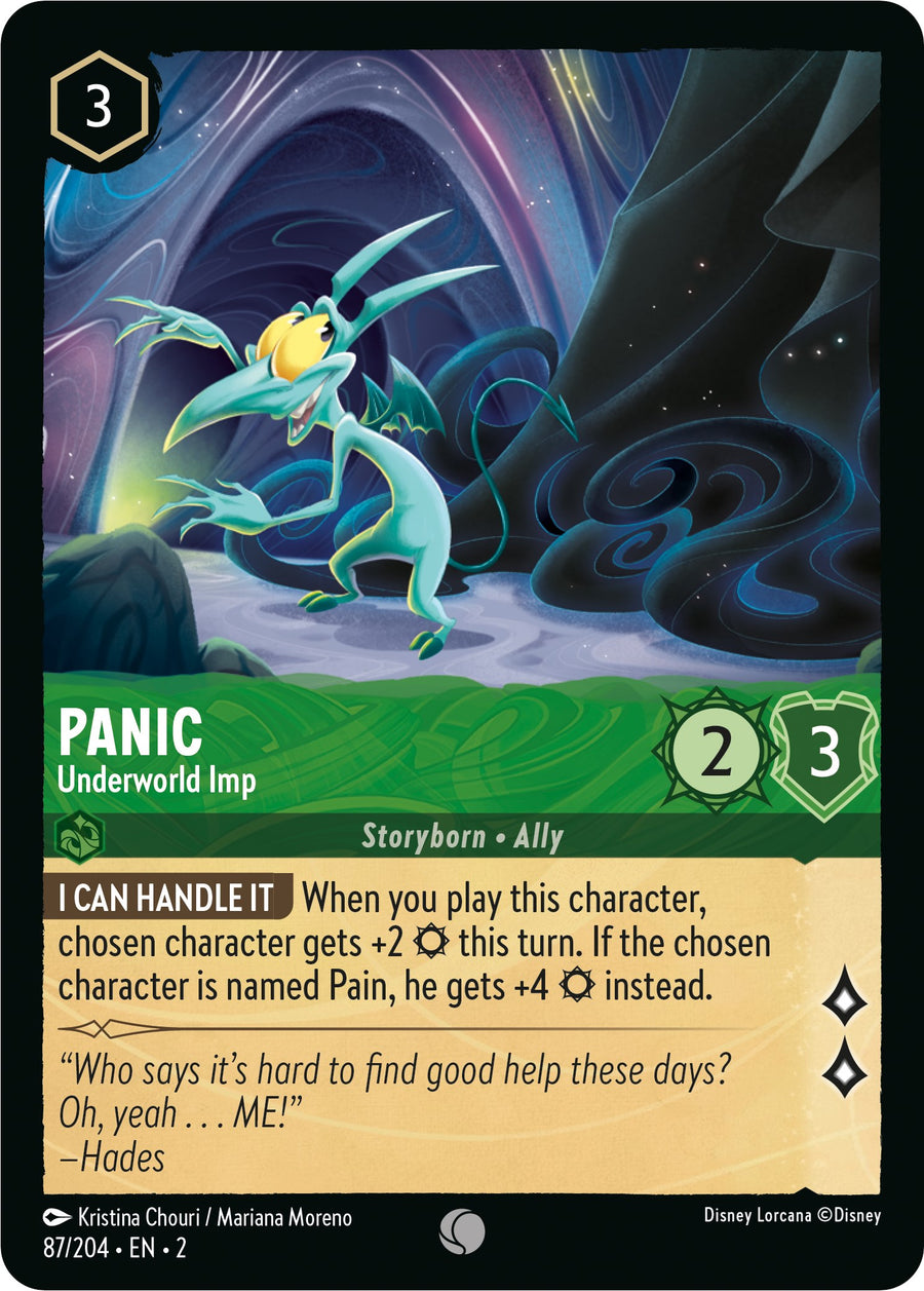 Panic - Underworld Imp – Rise of the Floodborn (Disney Lorcana)