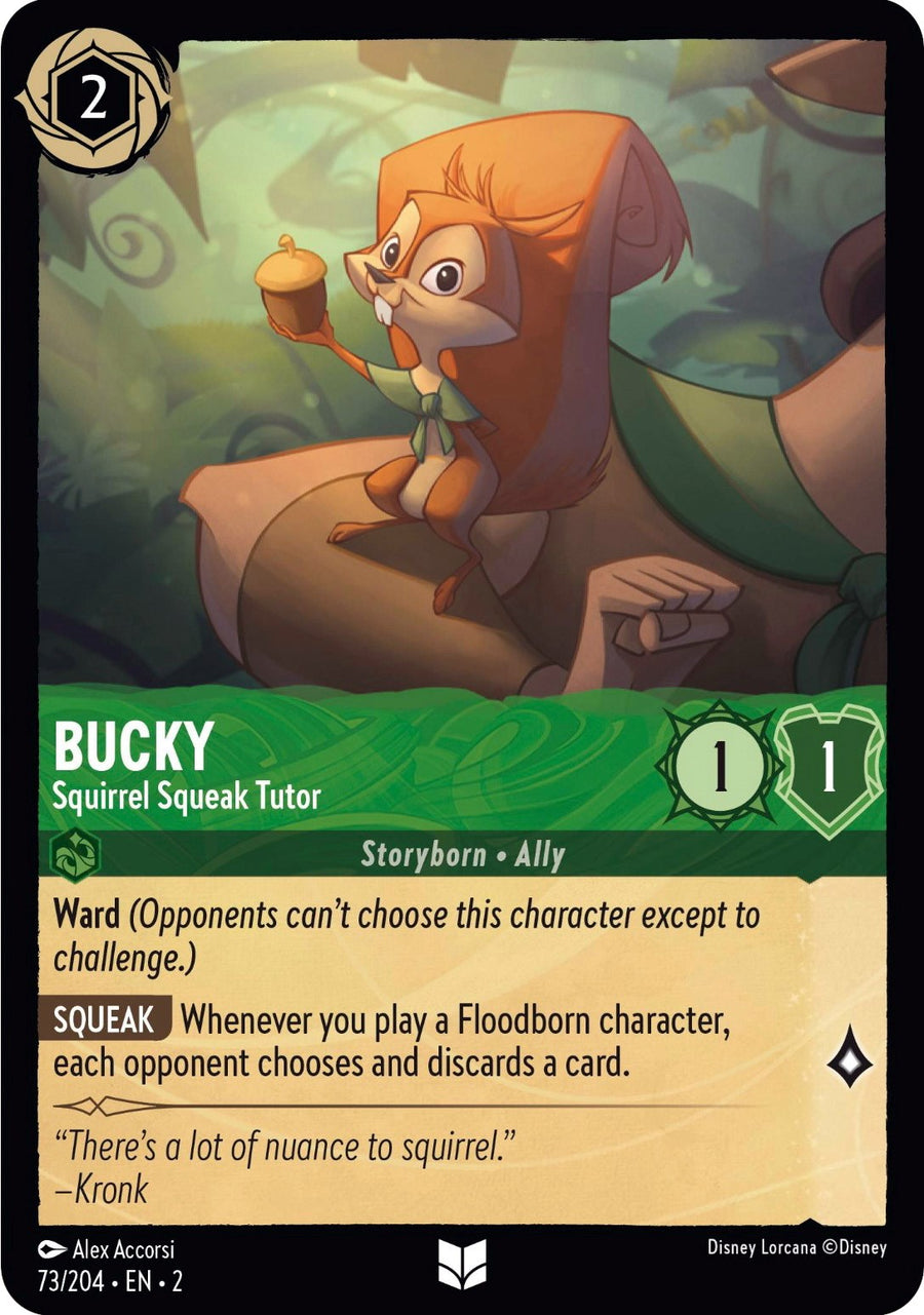 Bucky - Squirrel Squeak Tutor – Rise of the Floodborn (Disney Lorcana)