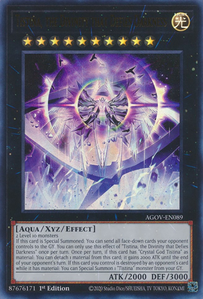 Tistina, the Divinity that Defies Darkness – Age of Overlord (YuGiOh)