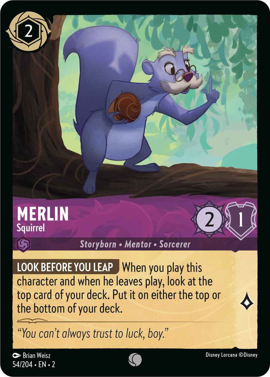 Merlin - Squirrel – Rise of the Floodborn (Disney Lorcana)