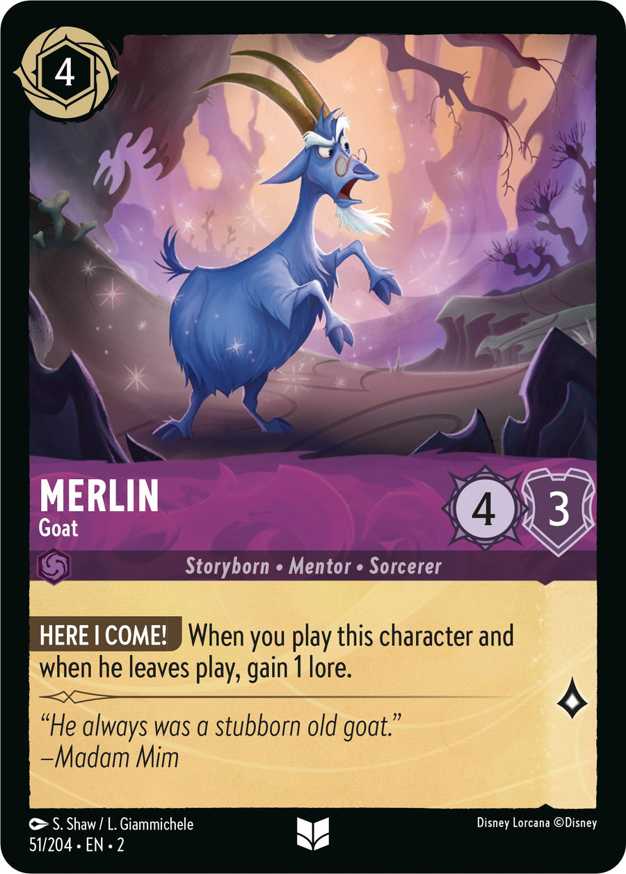 Merlin - Goat – Rise of the Floodborn (Disney Lorcana)