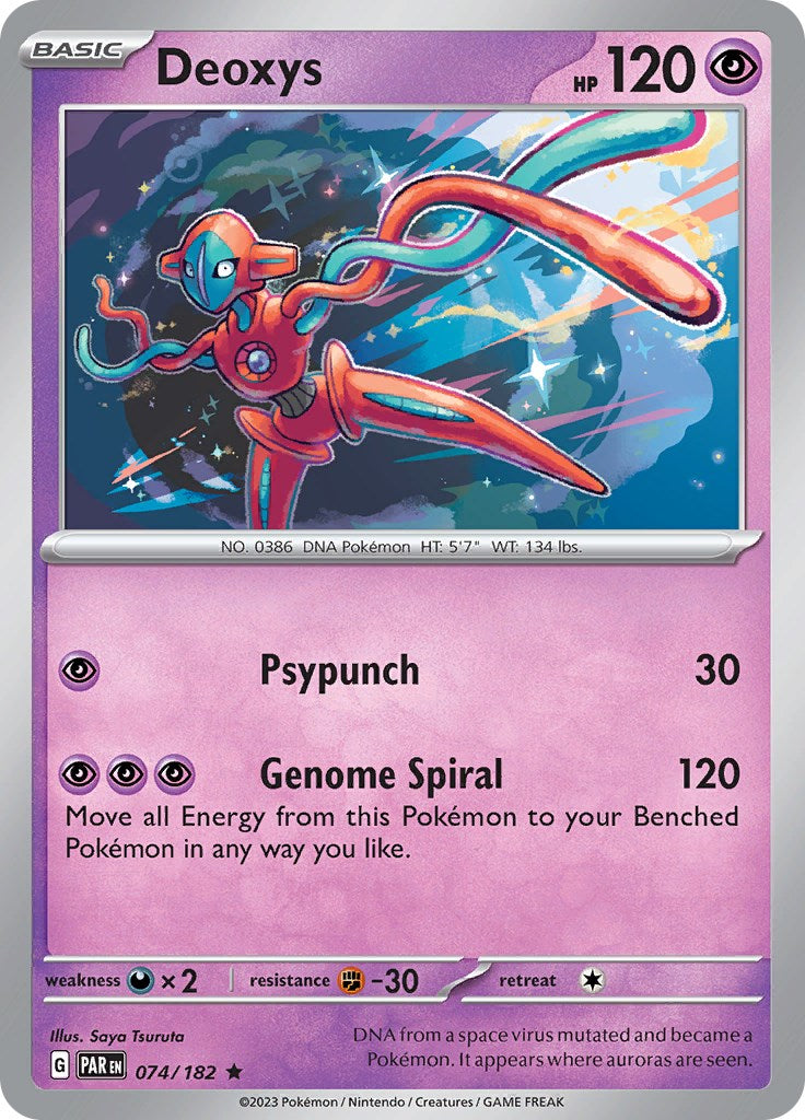 Deoxys – SV04: Paradox Rift (Pokemon)