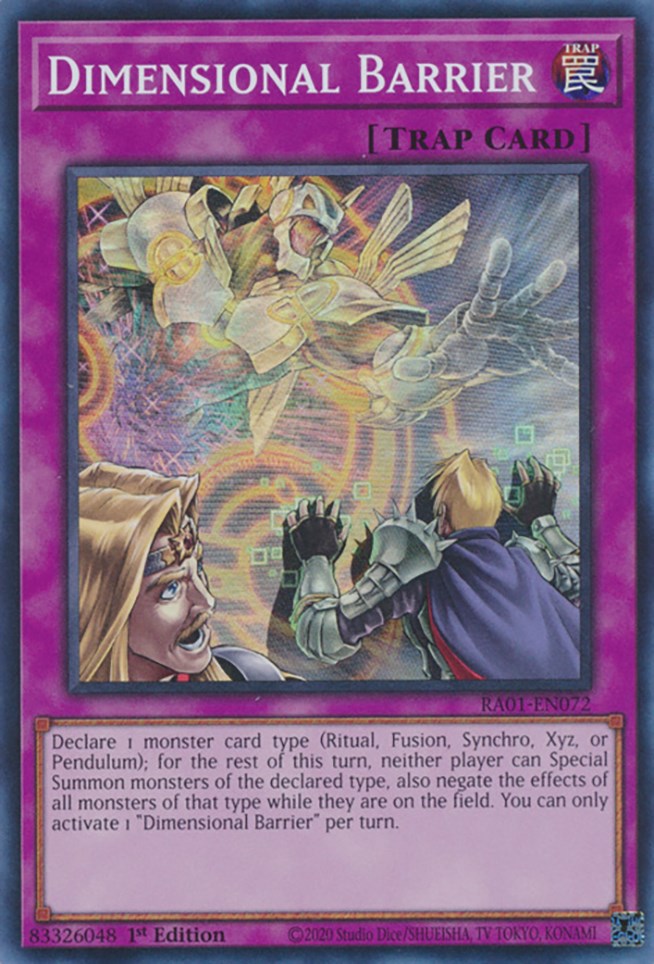 Dimensional Barrier – 25th Anniversary Rarity Collection (YuGiOh)