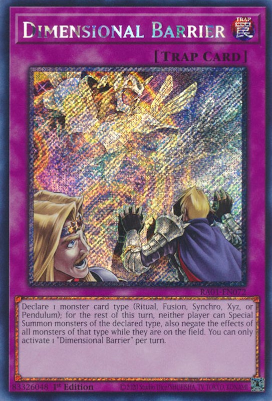 Dimensional Barrier (Platinum Secret Rare)