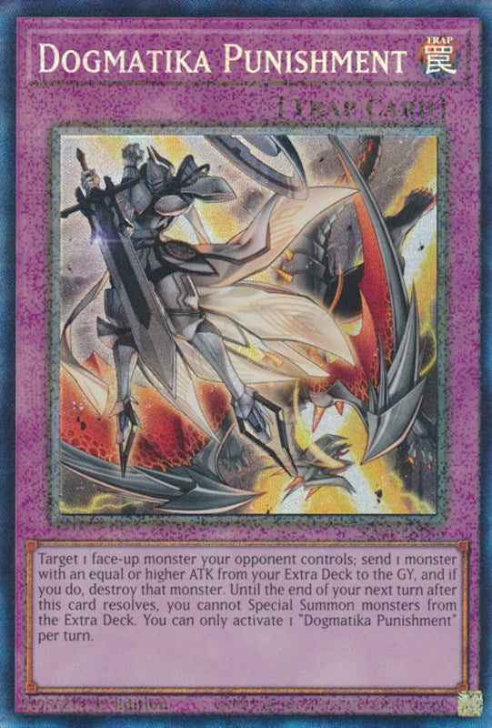 Dogmatika Punishment (PCR) – 25th Anniversary Rarity Collection (YuGiOh)