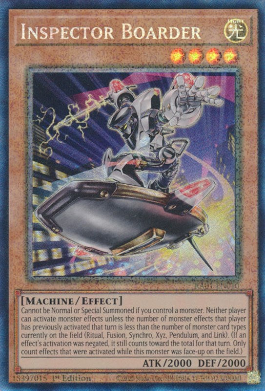 Inspector Boarder (PCR) – 25th Anniversary Rarity Collection (YuGiOh)