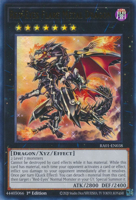 Red-Eyes Flare Metal Dragon (UR) – 25th Anniversary Rarity Collection (YuGiOh)
