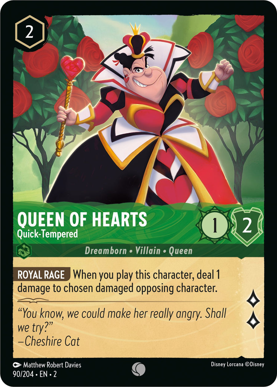 Queen of Hearts - Quick-Tempered – Rise of the Floodborn (Disney Lorcana)