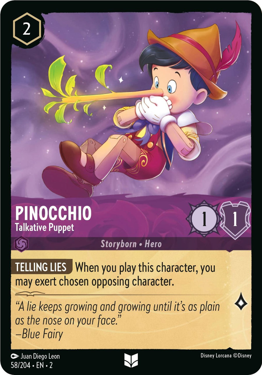 Pinocchio - Talkative Puppet – Rise of the Floodborn (Disney Lorcana)