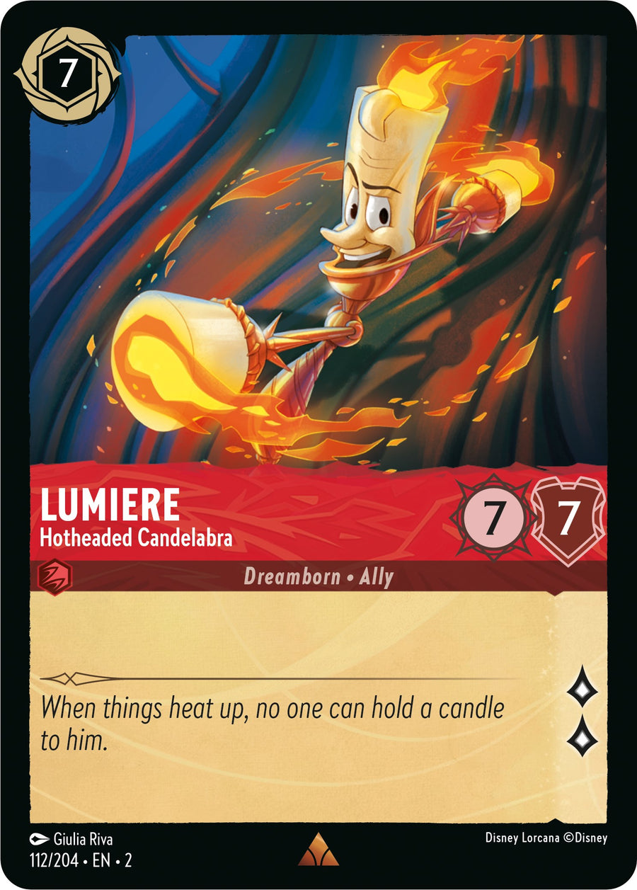 Lumiere - Hotheaded Candelabra – Rise of the Floodborn (Disney Lorcana)