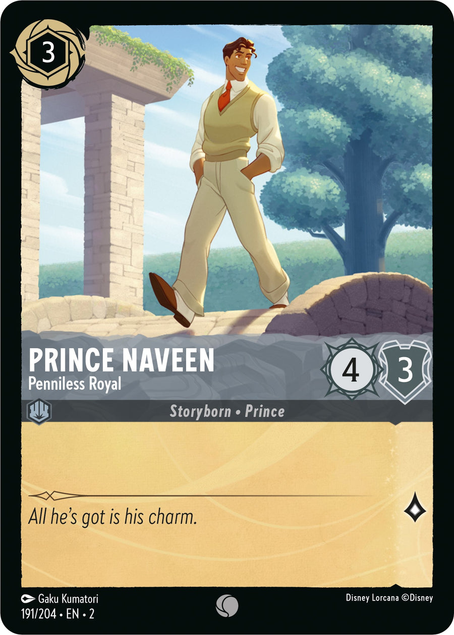 Prince Naveen - Penniless Royal – Rise of the Floodborn (Disney Lorcana)