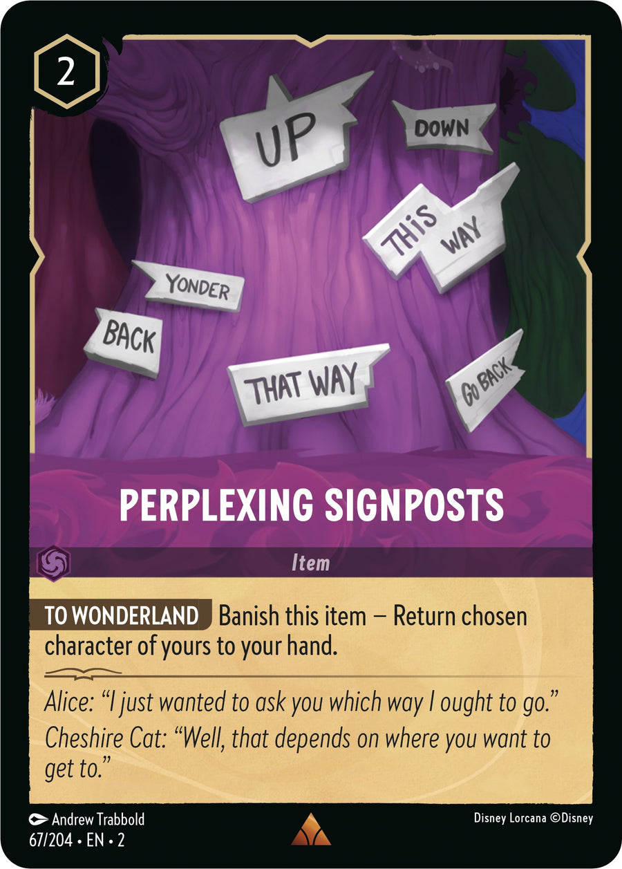 Perplexing Signposts – Rise of the Floodborn (Disney Lorcana)